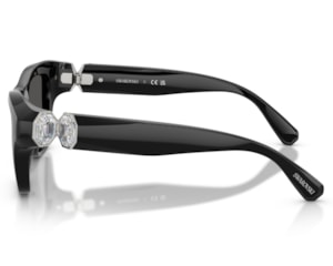 Óculos de Sol Swarovski Preto Brilho SK6056U 103887-50