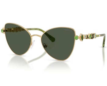 Óculos de Sol Swarovski Science Of Facets Dourado SK7034 404G82-56