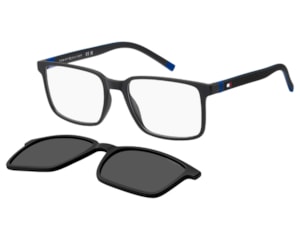 Óculos de Sol Tommy Hilfiger Clip On Preto Fosco Polarizado TH2377/C 003-54