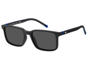 Óculos de Sol Tommy Hilfiger Clip On Preto Fosco Polarizado TH2377/C 003-54