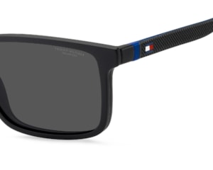 Óculos de Sol Tommy Hilfiger Clip On Preto Fosco Polarizado TH2377/C 003-54