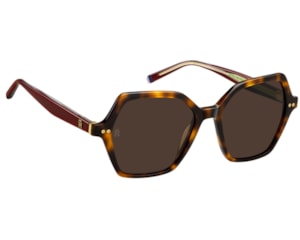 Óculos de Sol Tommy Hilfiger Preppy Havana TH2213/S 05L-52