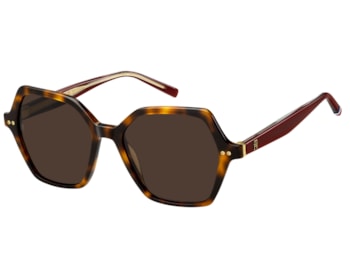 Óculos de Sol Tommy Hilfiger Preppy Havana TH2213/S 05L-52