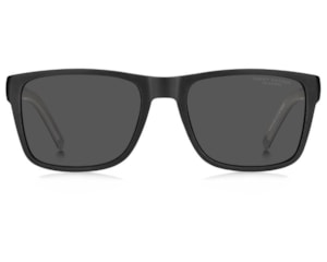 Óculos de Sol Tommy Hilfiger Sporty Preto Fosco Polarizado TH 2375/S-807-56