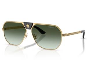 Óculos de Sol Versace Fashion Id Dourado Verde VE2294 10028E-61