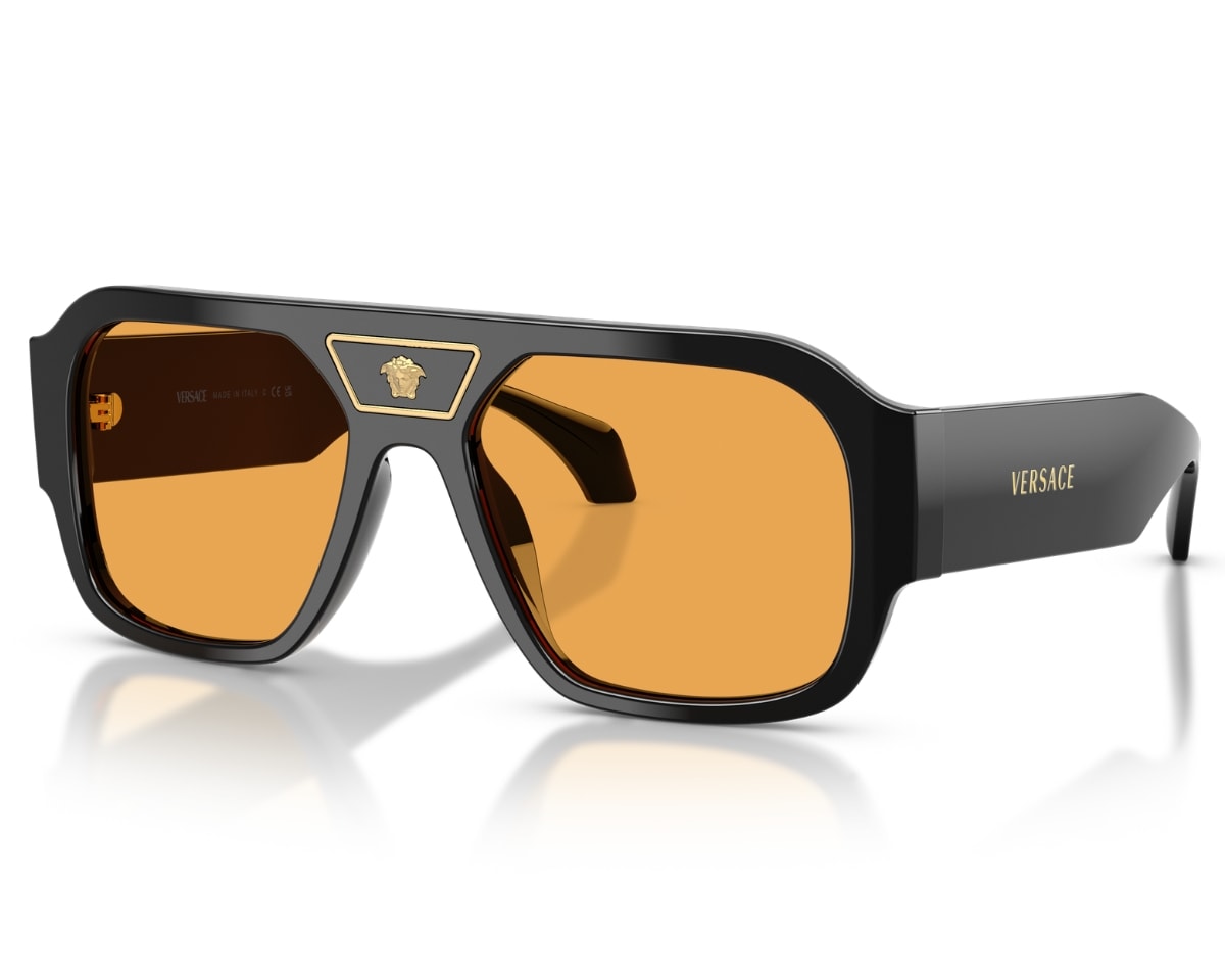 Óculos de Sol Versace Fashion Id Preto Brilho VE4508U GB17-56