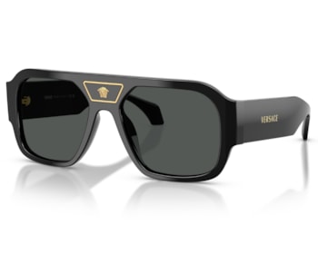 Óculos de Sol Versace Fashion Id Preto Brilho VE4508U GB187-56