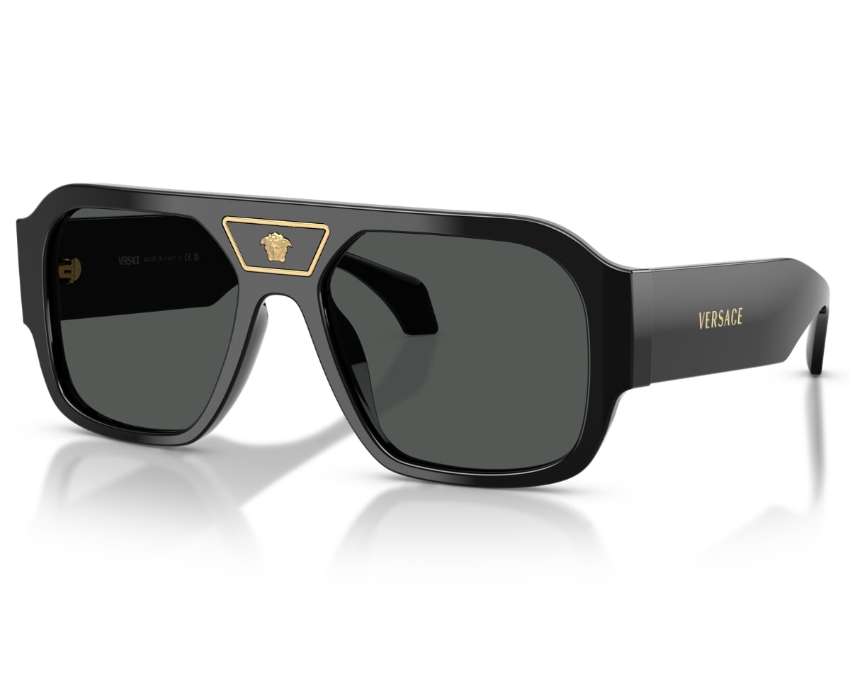 Óculos de Sol Versace Fashion Id Preto Brilho VE4508U GB187-56