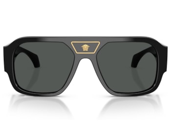 Óculos de Sol Versace Fashion Id Preto Brilho VE4508U GB187-56