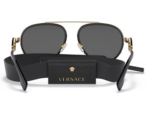 Óculos de Sol Versace Gold In Black VE2232 143887-61 