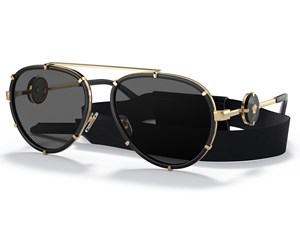 Óculos de Sol Versace Gold In Black VE2232 143887-61 