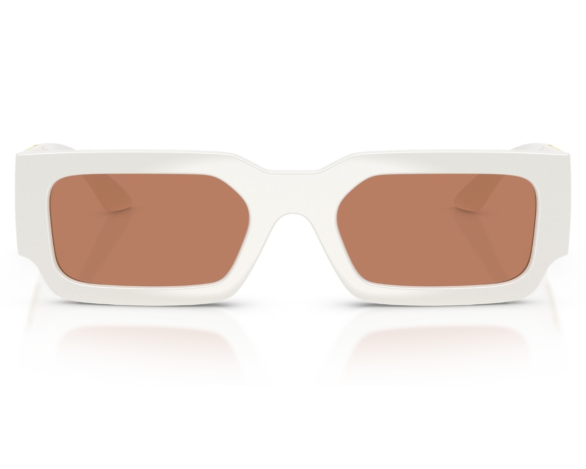 Óculos de Sol Versace Iconic Branco Marrom VE4506U 554473-54