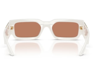 Óculos de Sol Versace Iconic Branco Marrom VE4506U 554473-54