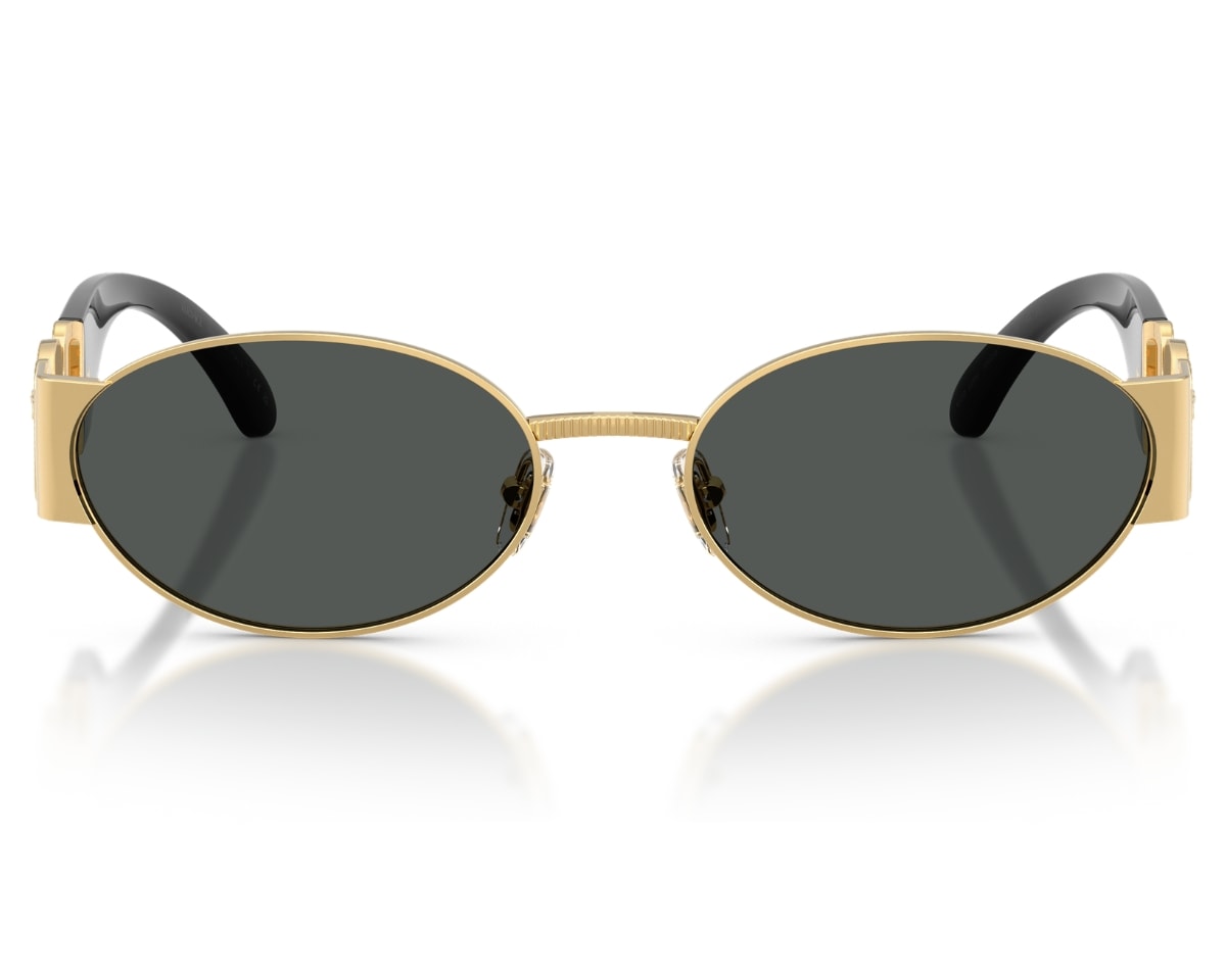 Óculos de Sol Versace Iconic Dourado Preto VE2299 100287-56