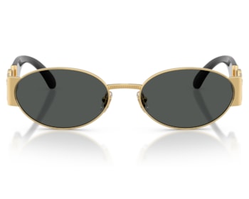 Óculos de Sol Versace Iconic Dourado Preto VE2299 100287-56