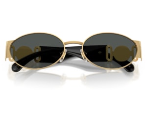 Óculos de Sol Versace Iconic Dourado Preto VE2299 100287-56