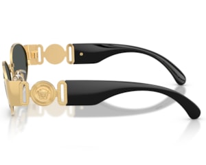 Óculos de Sol Versace Iconic Dourado Preto VE2299 100287-56