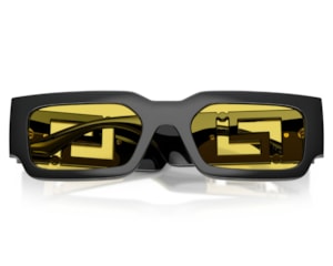 Óculos de Sol Versace Iconic Preto Amarelo VE4506U GB185-54