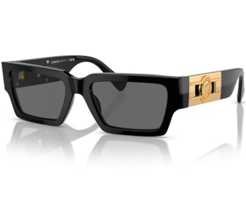Óculos de Sol Versace Iconic Preto Dourado VE4459 GB187-54