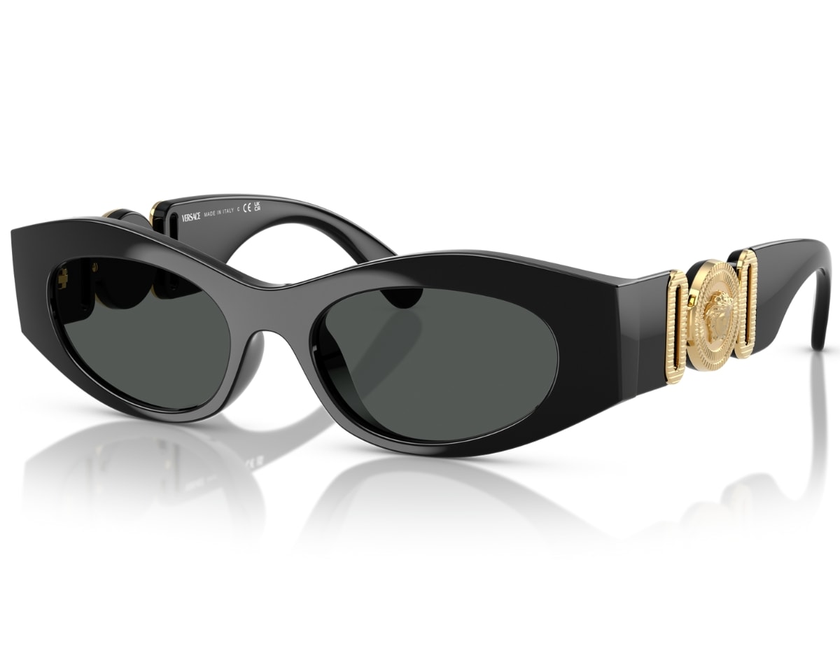 Óculos de Sol Versace Iconic Preto Dourado VE4480U GB187-51