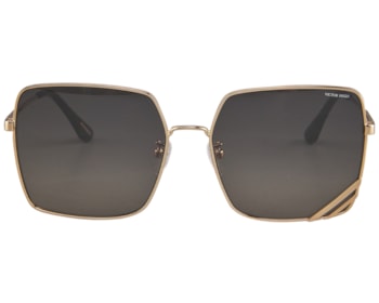 Óculos de Sol Victor Hugo Dourado Cinza SH1329 0300-59