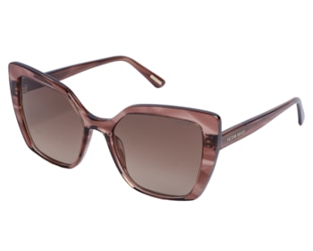 Óculos de Sol Victor Hugo Marrom Translúcido SH1964 01EV-55