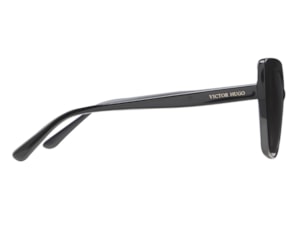 Óculos de Sol Victor Hugo Preto Brilho SH1964 0700-55