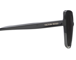 Óculos de Sol Victor Hugo Preto Brilho SH1964 0700-55