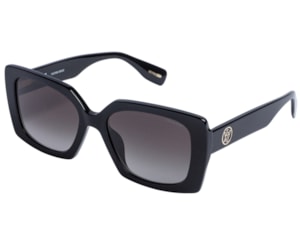 Óculos de Sol Victor Hugo Preto Brilho SH1966 0700-54