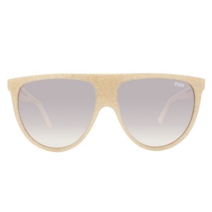 Óculos de Sol Victoria's Secret Pink Glitter Flat-Top PK0015 57F-59