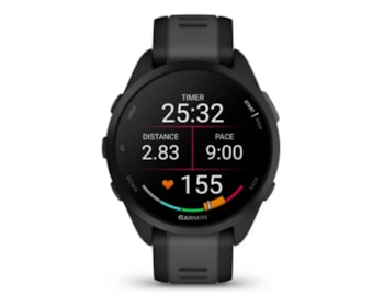 Relógio Garmin Forerunner 165 com Monitor Cardíaco de Pulso e GPS
