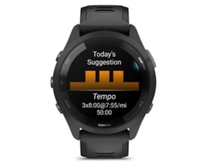 Relógio Garmin Forerunner 265 Music Preto EU/PAC com Monitor Cardíaco de Pulso e GPS