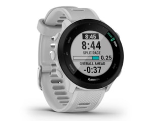 Relógio Garmin Forerunner 55 Branco EU Monitor Cardíaco de Pulso com GPS