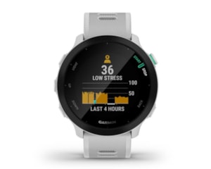 Relógio Garmin Forerunner 55 Branco EU Monitor Cardíaco de Pulso com GPS