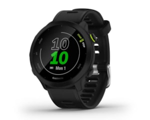 Relógio Garmin Forerunner 55 Preto EU Monitor Cardíaco de Pulso com GPS