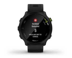 Relógio Garmin Forerunner 55 Preto EU Monitor Cardíaco de Pulso com GPS