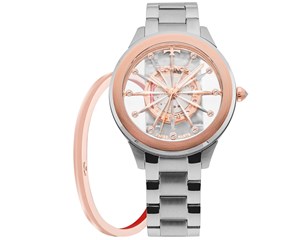 Relógio Technos Feminino Elegance Crystal F03101AB/K1W